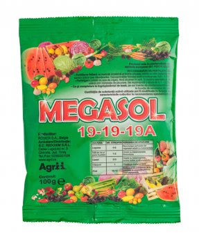 FERTILIZANT FOLIAR MEGASOL 19-19-19+1,4MGO+TE