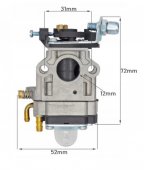 Carburator motocoasa chinezesca (12mm)