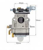 Carburator motocoasa chinezesca int. 10mm Cal I