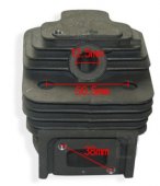 Cilindru motocoasa China TL52 44mm Cal I